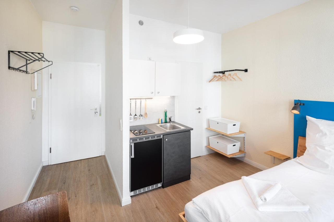 Tinytiny Modernes Studio Apartment In Plagwitz Leipzig Extérieur photo