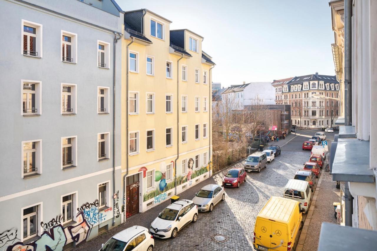 Tinytiny Modernes Studio Apartment In Plagwitz Leipzig Extérieur photo